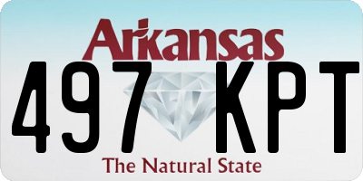 AR license plate 497KPT