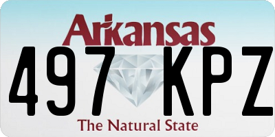 AR license plate 497KPZ
