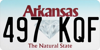 AR license plate 497KQF