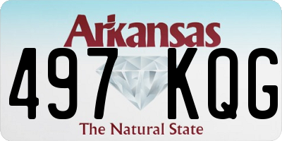 AR license plate 497KQG