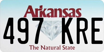 AR license plate 497KRE