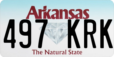 AR license plate 497KRK
