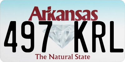 AR license plate 497KRL
