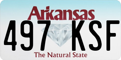 AR license plate 497KSF