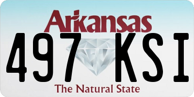 AR license plate 497KSI