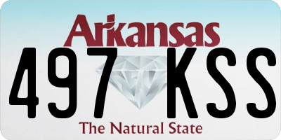 AR license plate 497KSS