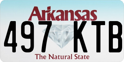 AR license plate 497KTB