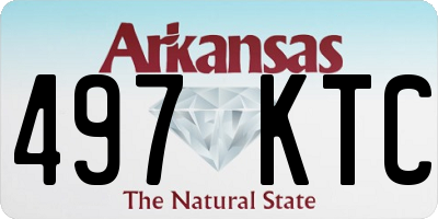 AR license plate 497KTC