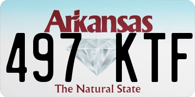 AR license plate 497KTF