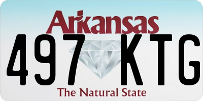 AR license plate 497KTG
