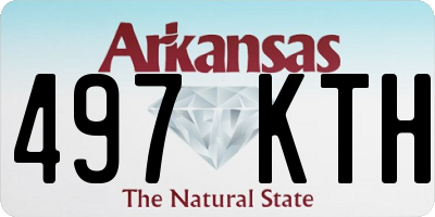 AR license plate 497KTH
