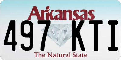 AR license plate 497KTI
