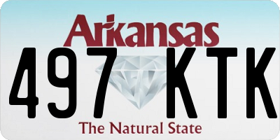 AR license plate 497KTK
