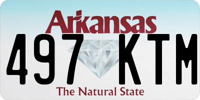 AR license plate 497KTM