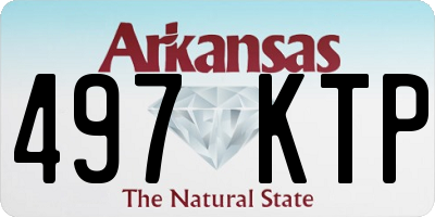 AR license plate 497KTP