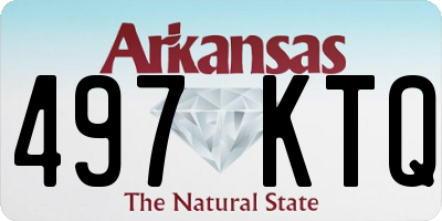 AR license plate 497KTQ