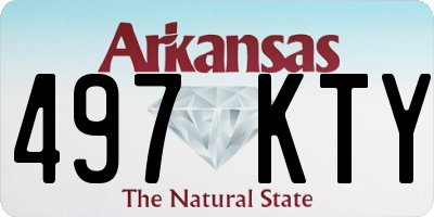 AR license plate 497KTY