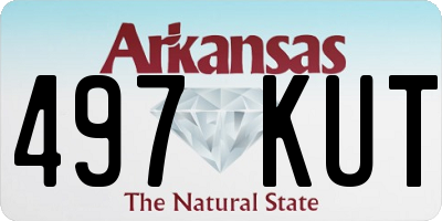 AR license plate 497KUT
