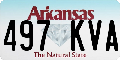 AR license plate 497KVA