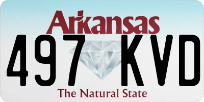 AR license plate 497KVD