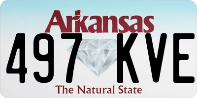 AR license plate 497KVE