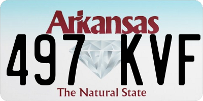 AR license plate 497KVF