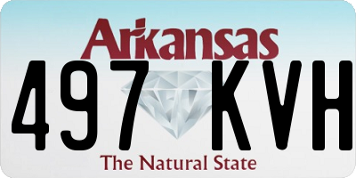 AR license plate 497KVH