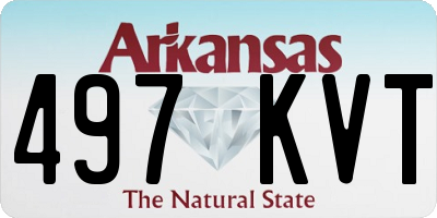 AR license plate 497KVT