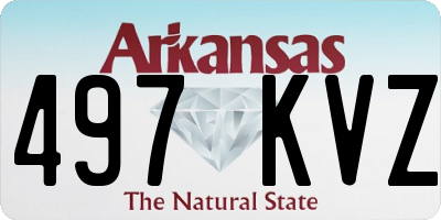 AR license plate 497KVZ