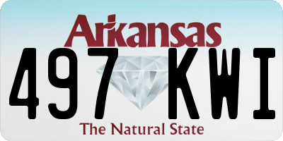 AR license plate 497KWI