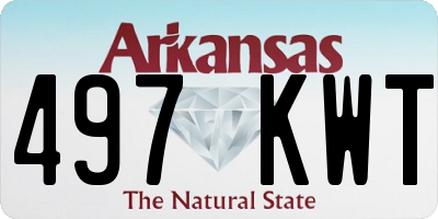 AR license plate 497KWT