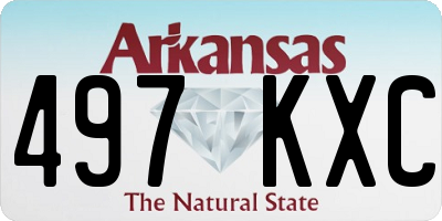 AR license plate 497KXC