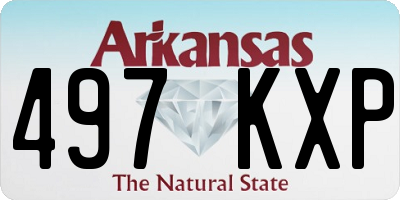 AR license plate 497KXP