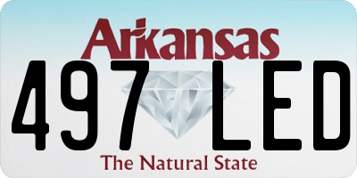 AR license plate 497LED