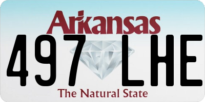 AR license plate 497LHE