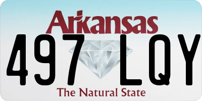 AR license plate 497LQY