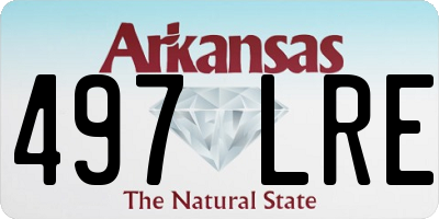 AR license plate 497LRE