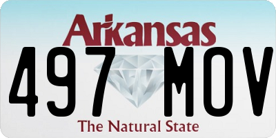 AR license plate 497MOV