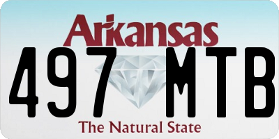 AR license plate 497MTB