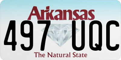 AR license plate 497UQC
