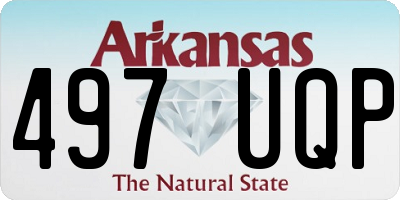 AR license plate 497UQP