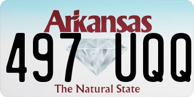 AR license plate 497UQQ