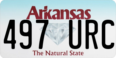AR license plate 497URC
