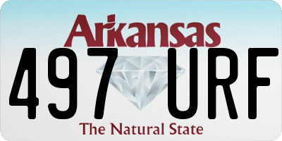 AR license plate 497URF