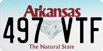 AR license plate 497VTF