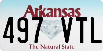 AR license plate 497VTL