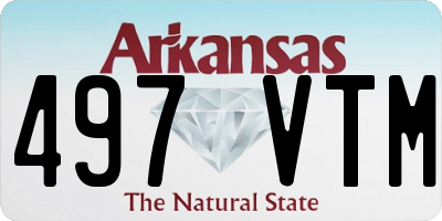 AR license plate 497VTM