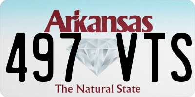 AR license plate 497VTS