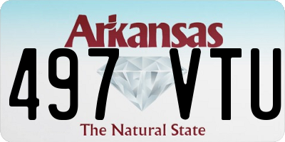 AR license plate 497VTU