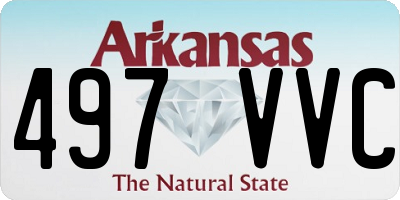 AR license plate 497VVC